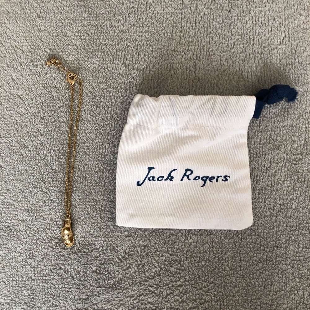 Jack Rogers Charm Bracelet/Anklet with jewelry bag